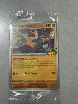 SEALED Pokemon Archeops Promo Card Field Museum Chicago Fossil Museum - Image 1