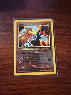 Entei #34 Reverse Holo Pokemon 3 Movie Promo Card 2001 MP - Image 1
