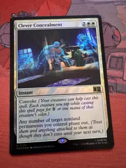 Clever Concealment (Surge Foil) 125 Holo Commander: Marvel Super Heroes NM - Image 1