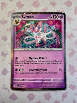 Pokemon Sylveon 172 Prismatic Evolutions Black Star Promo Cosmo's Holo Pack Fres - Image 1
