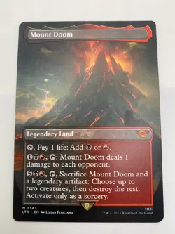IA MTG Mount Doom LOTR Mythic 0343 NEAR MINT - Image 1