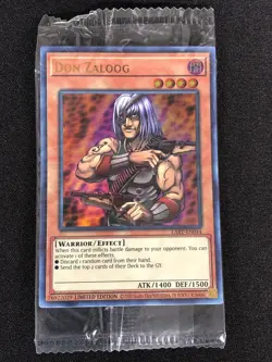 Yugioh Don Zaloog LART-EN044 Ultra Rare Lost Art Promo Sealed - Image 1