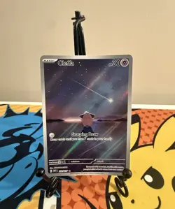 Pokemon TCG Cleffa Illustration Rare Holo 202/197 Obsidian Flames English 2023 - Image 1