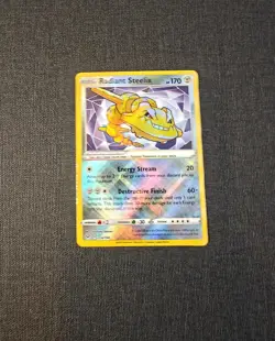 Radiant Steelix Holo Radiant Rare SWSH11: Lost Origin 124/196 NM Pokemon TCG - Image 2