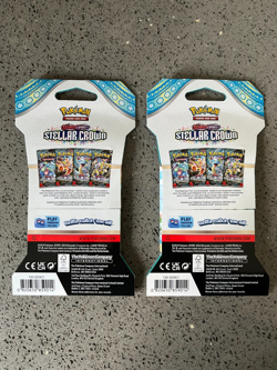 Pokemon TCG - Scarlet & Violet - Stellar Crown Sleeved Booster Per/Pack Sealed. - Image 2
