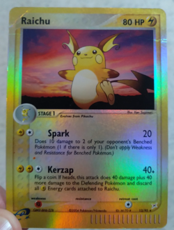 Raichu Reverse Holo 13/95 Pokemon EX Team Magma Vs. Team Aqua - Image 3