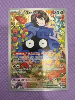 Pokemon Erika's Tangela Illustration Rare ASC 218/217 Ascended Heroes NM Mint - Image 1