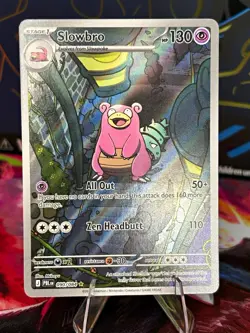 PACK FRESH Slowbro 090/084 Prismatic Evolutions Illustration Rare Holo NEAR MINT - Image 1