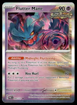Flutter Mane Holo Rare SV: Prismatic Evolutions 043/131 NM - Image 1