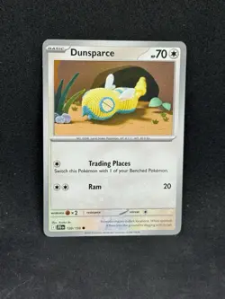 Pokemon Dunsparce Crochet Art Asaka Ito Cutie 120/159 Journey Together NM - Image 1