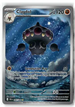 Claydol Holo Illustration Rare ME04: Chaos Rising 092/086 NM - Image 1