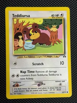 Teddiursa Unlimited Common Neo Discovery 65/75 NM - Image 1