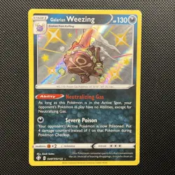 Galarian Weezing - Shining Fates: Shiny Vault - SV077/SV122 - Shiny Holo Rare NM - Image 1