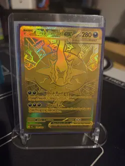 Mega Darkrai EX 120/084 PBL Pitch Black Ultra Rare Gold Holo Foil English Card - Image 4