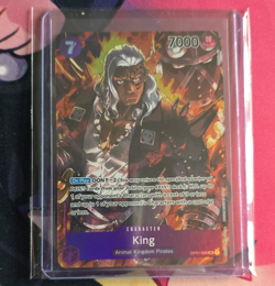 OP01 King (096) (Parallel) - One Piece TCG Romance Dawn - PRE-ERRATA - Image 1