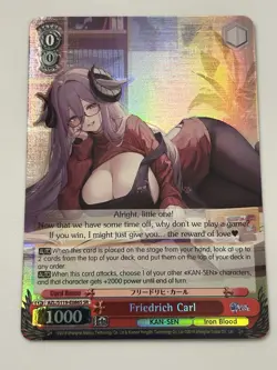 Friedrich Carl AZL/S119-E086S SR Weiss Schwarz Azur Lane Vol.2 - Image 1