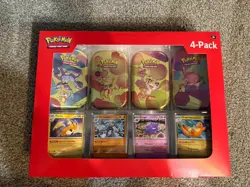 Pokemon TCG Scarlet & Violet 151 Mini Tin 4-Pack Sam’s Club New/Sealed - Image 1