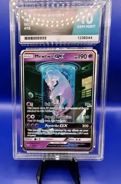 Mewtwo GX 78/73 Secret Rare Shining Legends Pokemon Card Nintendo 2017 ACE 10 - Image 4