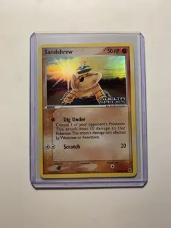 Sandshrew 82/113 EX Delta Species Reverse Holo stamped Pokemon TCG - Image 3