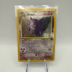 Gengar Holo Fossil 5/62 Pokemon Card 1999 HP Vintage - Image 1