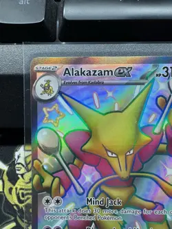 Alakazam ex 215/091 SV Paldean Fates PAF Holo Ultra Rare Pokemon TCG Card - Image 4