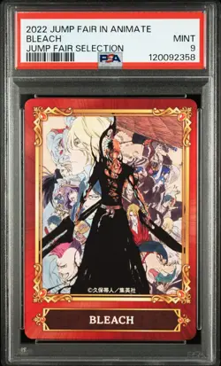 PSA9 BLEACH Thousand-Year Blood War Animate Jump Fair 2022 Card - Image 1