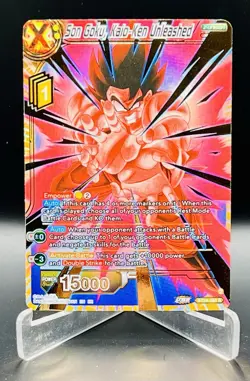 Son Goku Kaio-Ken Unleashed BT24-082 Silver Foil Dragon Ball Super CCG TCG Card - Image 1