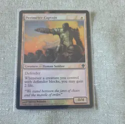 Perimeter Captain -FOIL MTG Worldwake NM 16/145 WORLDWAKE - Image 1