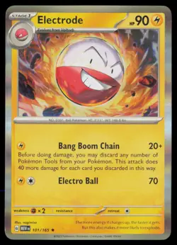 ELECTRODE 101/165 151 HOLO POKEMON CARD NEAR MINT - Image 1