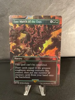 Last March of the Ents Lord Of The Rings Borderless Foil - Image 1