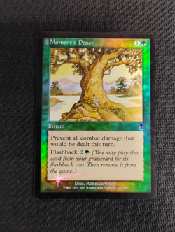 MTG FOIL Moment's Peace Odyssey Magic the Gathering MP - Image 1