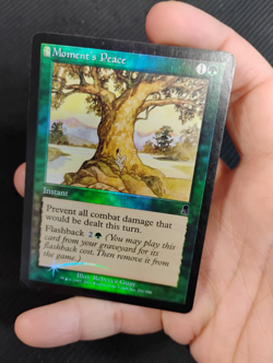 MTG FOIL Moment's Peace Odyssey Magic the Gathering MP - Image 2
