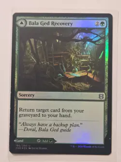 Bala Ged Recovery/Sancturary (Foil) - 180 - Zendikar Rising - LP - Sorcery/Land - Image 1