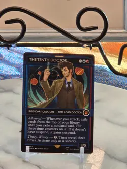 MTG The Tenth Doctor (Showcase) Universes Beyond: Doctor Who Regular LP - Image 1