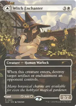 MTG Witch Enchanter (2655) Non-Foil Secret Lair: Witch's Familiar NM - Image 1