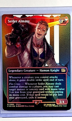 2025 MTG Magic The Gathering FIN Final Fantasy Borderless Foil 389 Seifer Almasy - Image 1