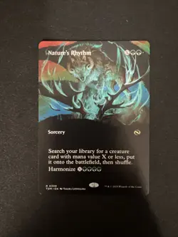 Nature's Rhythm (Borderless) Tarkir: Dragonstorm Regular Mint - Image 1