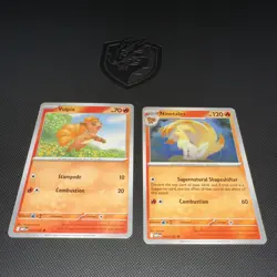 Vulpix - 019/132 + Ninetales 020/132 - Evolution Set - Mega Evolution - NM/M - Image 1