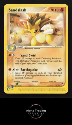 Sandslash 21/100 Rare Sandstorm Pokemon Lightly Played - Image 1