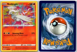 Reshiram 017/072 Amazing Rare Shining Fates Pokemon Holo - Image 3