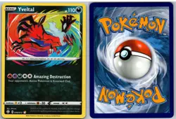 Yveltal 046/072 Amazing Rare Shining Fates Pokemon Holo - Image 3