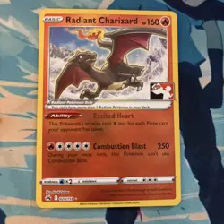 Pokemon TCG Radiant Charizard 020/159 Prize Pack Series 3 Holo NM 🔥 - Image 1