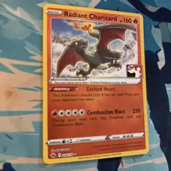 Pokemon TCG Radiant Charizard 020/159 Prize Pack Series 3 Holo NM 🔥 - Image 2