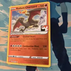 Pokemon TCG Radiant Charizard 020/159 Prize Pack Series 3 Holo NM 🔥 - Image 3