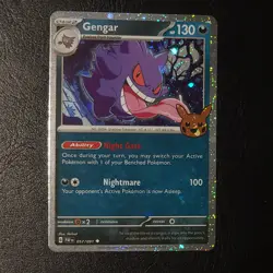 Pokemon TCG - Gengar Trick or Trade 2024 with light holo bleed NM Free ship - Image 2