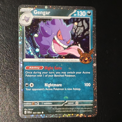 Pokemon TCG - Gengar Trick or Trade 2024 with light holo bleed NM Free ship - Image 3