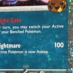 Pokemon TCG - Gengar Trick or Trade 2024 with light holo bleed NM Free ship - Image 4