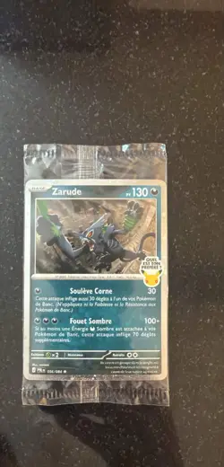 Zarude Pitch Black Pokemon TCG Ebgames Promo French - Image 1