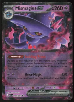 Mismagius ex 036/094 Double Rare Phantasmal Flames Pokemon Holo Near Mint - Image 1