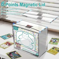 Pokemon ETB Acrylic Display Case Magnetic Lid UV Protection - Elite Trainer Box - Image 3